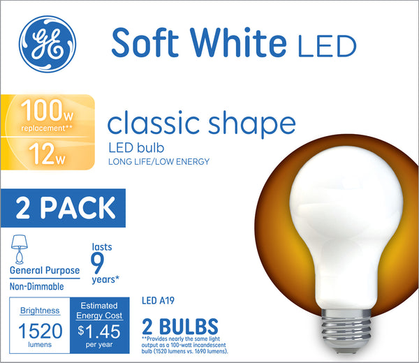 GE LED, Soft White, General Purpose Bulbs