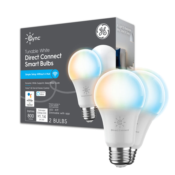 GE Cync Tunable White Smart LED Bulbs