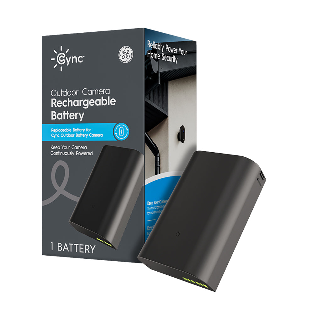 Cync Outdoor Battery Camera Rechargeable Battery GE Lighting Store