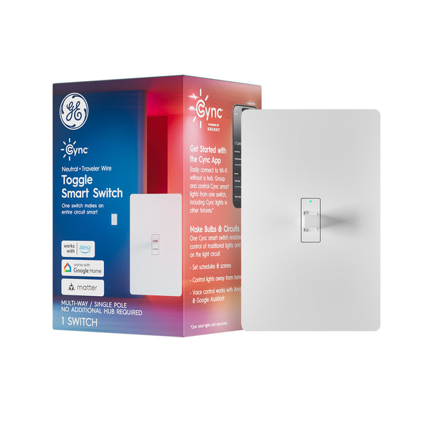 Cync Multi-Way/ Single Pole Toggle Smart Switch (1 pack)