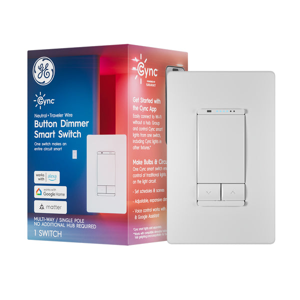 Cync Button Dimmer Smart Switch (1 pack)