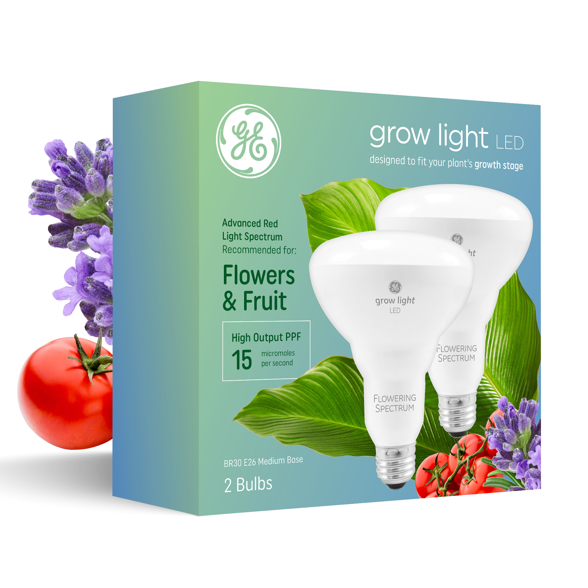 grow light bulbs nearby GE Grow Light for Plants, BR30 LED Light Bulbs for Flowers and Fruit,