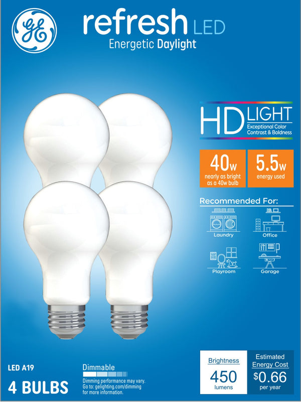 GE Refresh HD LED Daylight General Purpose Glass Bulbs