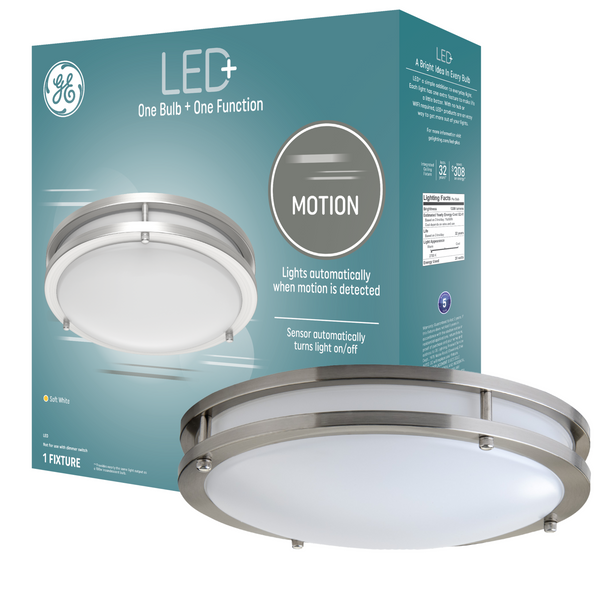 GE LED+ Motion Sensor LED Ceiling Light