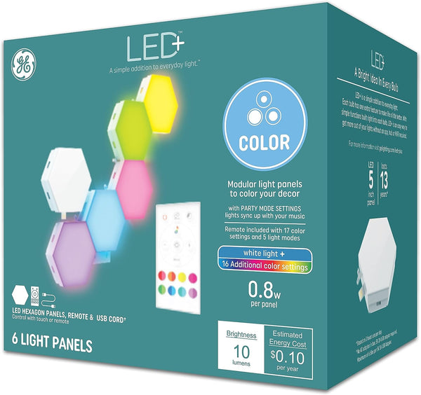 GE LED+ Color Fixture LED Hex Panels