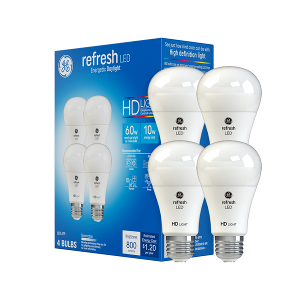 GE Refresh HD LED Daylight General Purpose Bulbs