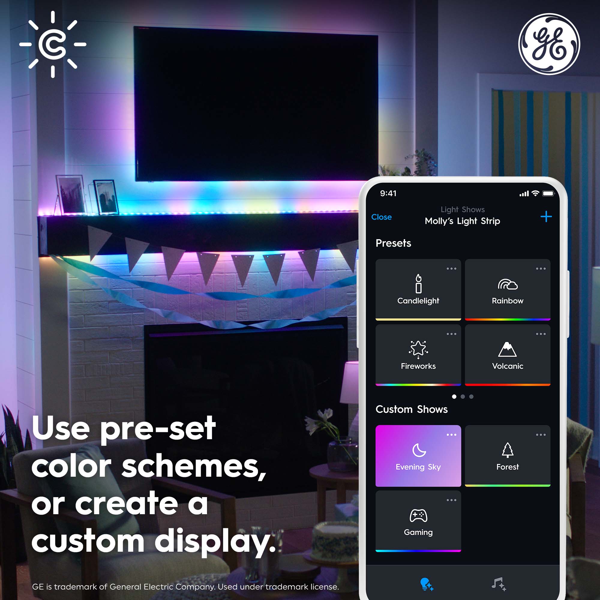 Cync Dynamic Effects Smart Light Strip w/ Music Sync | GE Lighting Store