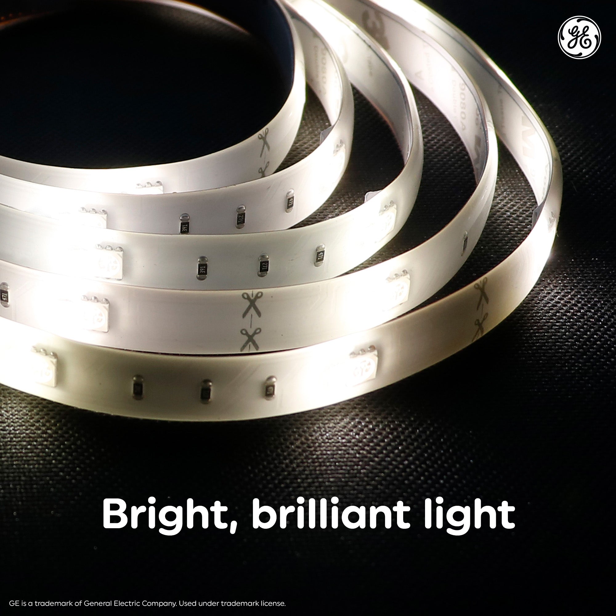 GE LED Tape Light, Undercabinet Plug-In Light Strip, Cool White