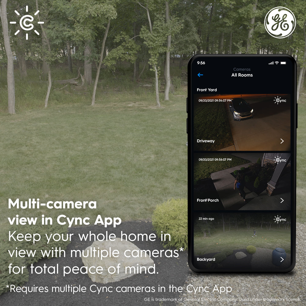 Ge Camera Cync Indoor Smart Wired Camera | GE Lighting Store