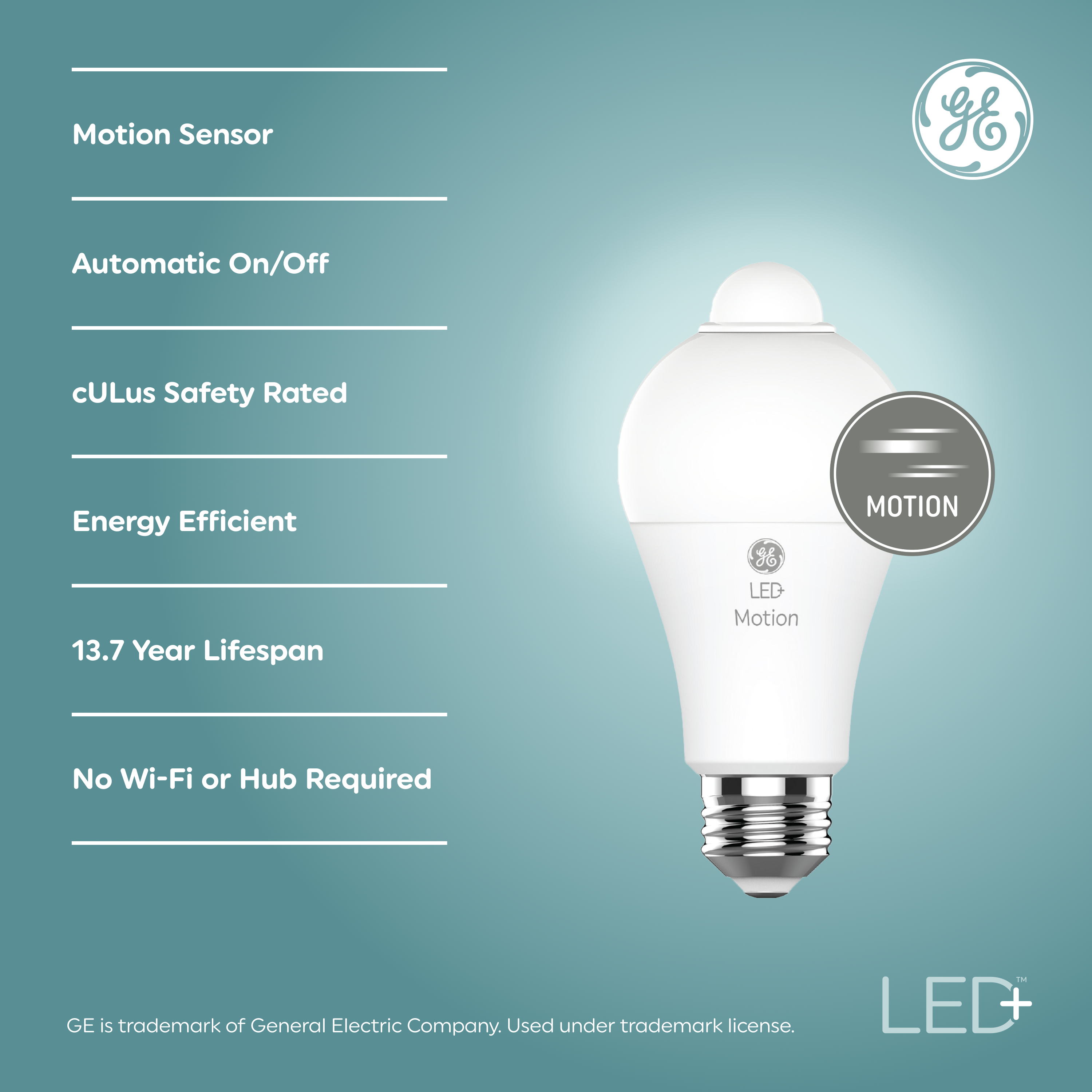 Motion Sensor Led Bulb GE LED+ Motion Sensor LED Security Light Bulbs